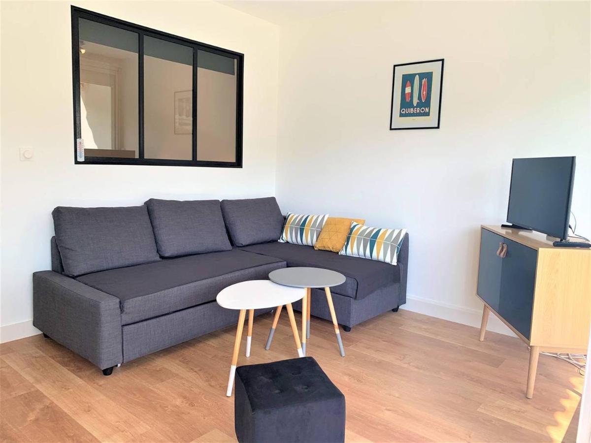 Quiberon, Appart 2 Pieces Renove, A 2 Pas De La Plage, Loggia Sud, Garage, Classe 2*, Pour 3 Pers. - Fr-1-478-182 エクステリア 写真